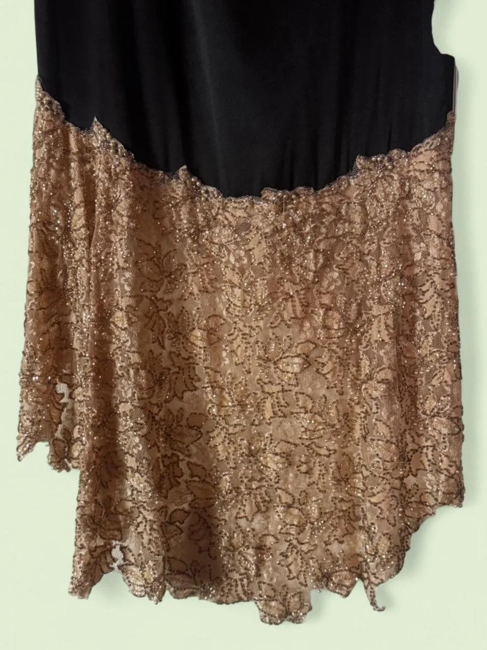 🖤 vintage cache silk lace skirt 🖤